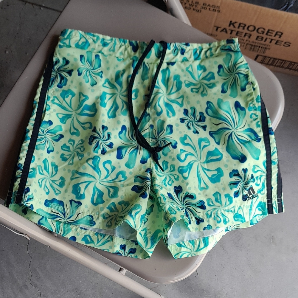 Adidas Floral Swim Shorts